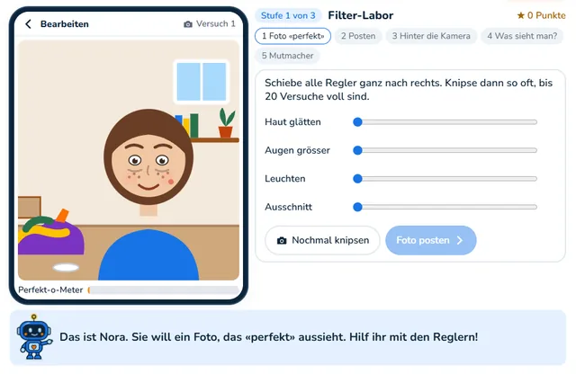 So sieht die Werkstatt «Mein Feed-Labor» aus