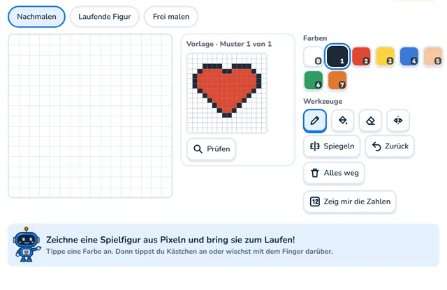 So sieht die Werkstatt «Pixel-Atelier» aus