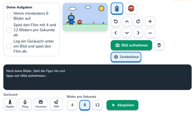 So sieht die Werkstatt «Trickfilm-Studio» aus