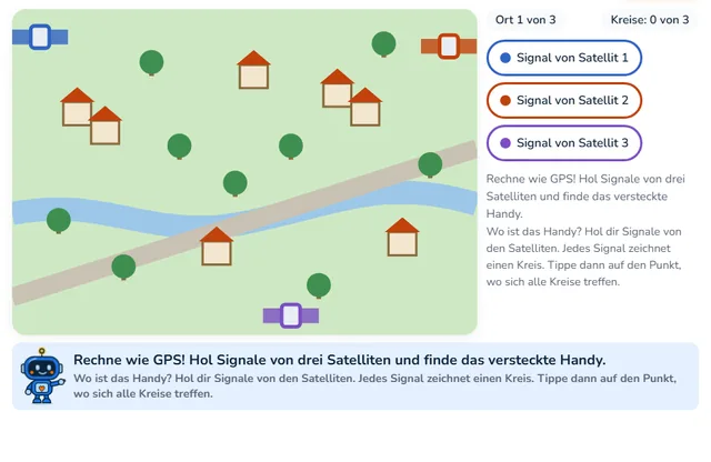 So sieht die Werkstatt «GPS-Ortung» aus