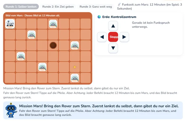 So sieht die Werkstatt «Funk zum Mars» aus